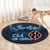 Kenya Happy Eid Mubarak Round Carpet Eid Al-Adha