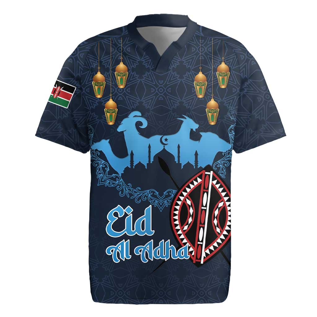 Kenya Happy Eid Mubarak Rugby Jersey Eid Al-Adha