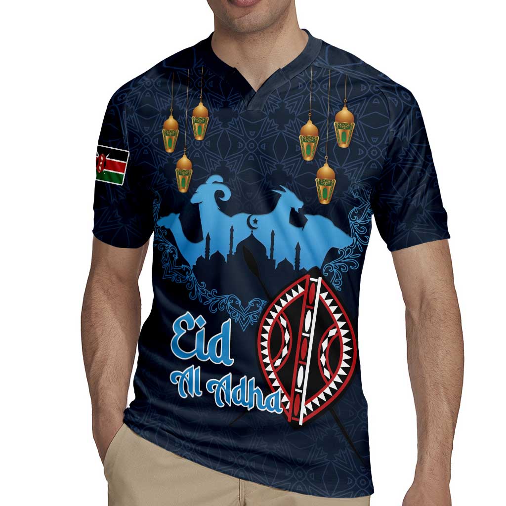 Kenya Happy Eid Mubarak Rugby Jersey Eid Al-Adha
