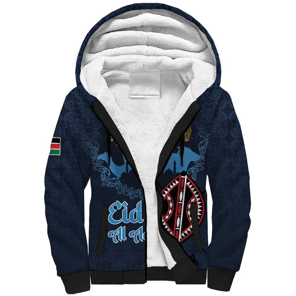Kenya Happy Eid Mubarak Sherpa Hoodie Eid Al-Adha