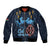 Kenya Happy Eid Mubarak Sleeve Zip Bomber Jacket Eid Al-Adha