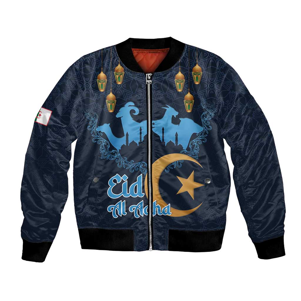 Algeria Happy Eid Mubarak Bomber Jacket Eid Al-Adha