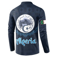 Algeria Happy Eid Mubarak Button Sweatshirt Eid Al-Adha