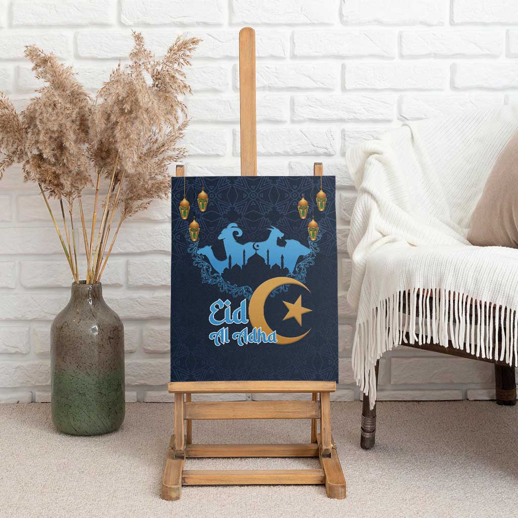 Algeria Happy Eid Mubarak Canvas Wall Art Eid Al-Adha