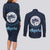 Algeria Happy Eid Mubarak Couples Matching Long Sleeve Bodycon Dress and Long Sleeve Button Shirt Eid Al-Adha