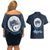 Algeria Happy Eid Mubarak Couples Matching Off Shoulder Short Dress and Hawaiian Shirt Eid Al-Adha