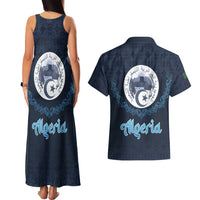Algeria Happy Eid Mubarak Couples Matching Tank Maxi Dress and Hawaiian Shirt Eid Al-Adha