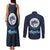 Algeria Happy Eid Mubarak Couples Matching Tank Maxi Dress and Long Sleeve Button Shirt Eid Al-Adha