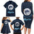Algeria Happy Eid Mubarak Family Matching Long Sleeve Bodycon Dress and Hawaiian Shirt Eid Al-Adha