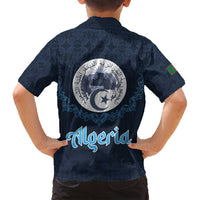 Algeria Happy Eid Mubarak Family Matching Puletasi and Hawaiian Shirt Eid Al-Adha