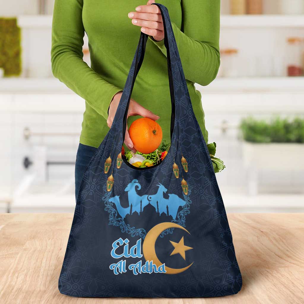 Algeria Happy Eid Mubarak Grocery Bag Eid Al-Adha