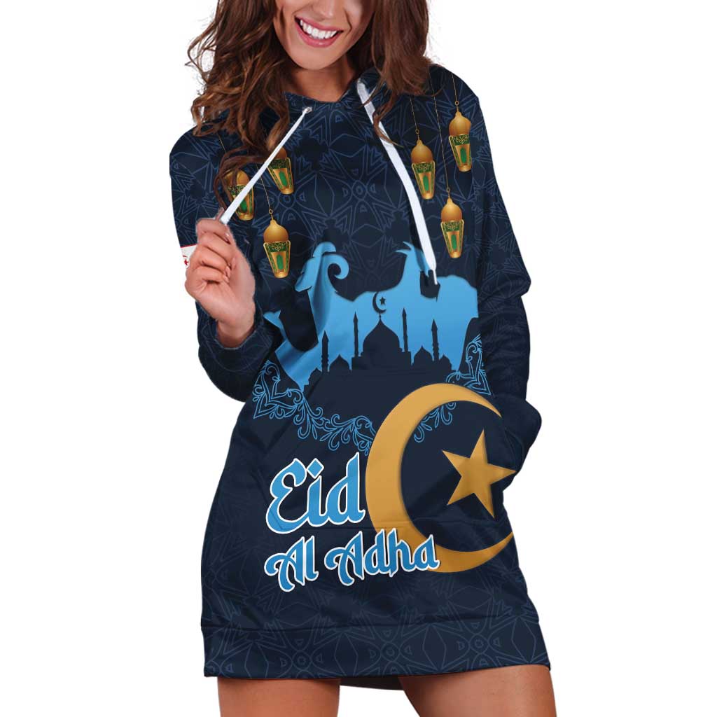 Algeria Happy Eid Mubarak Hoodie Dress Eid Al-Adha