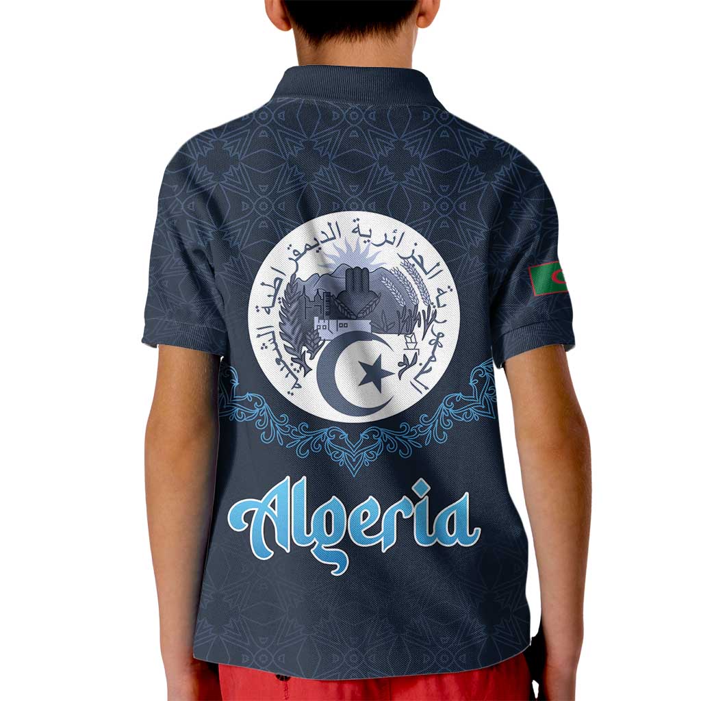 Algeria Happy Eid Mubarak Kid Polo Shirt Eid Al-Adha