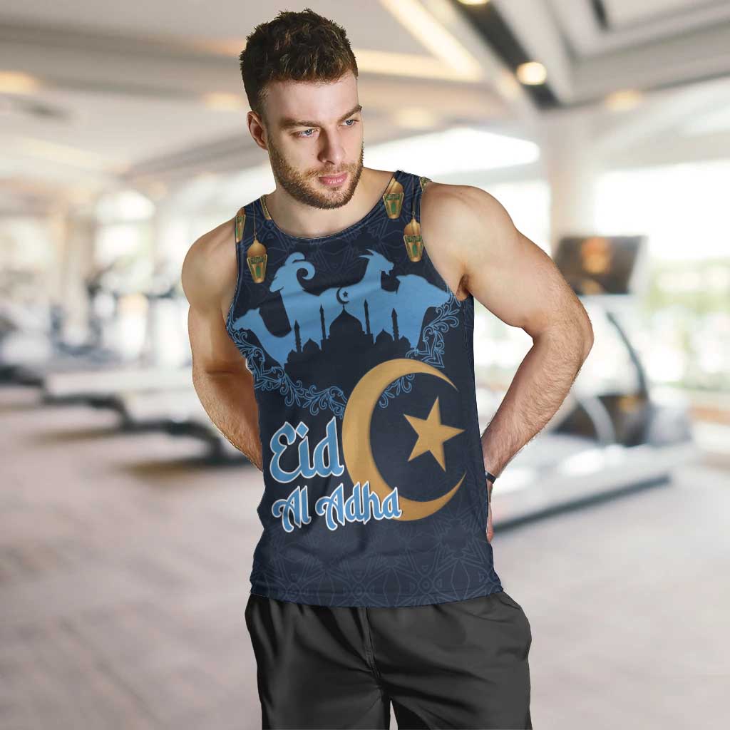 Algeria Happy Eid Mubarak Men Tank Top Eid Al-Adha