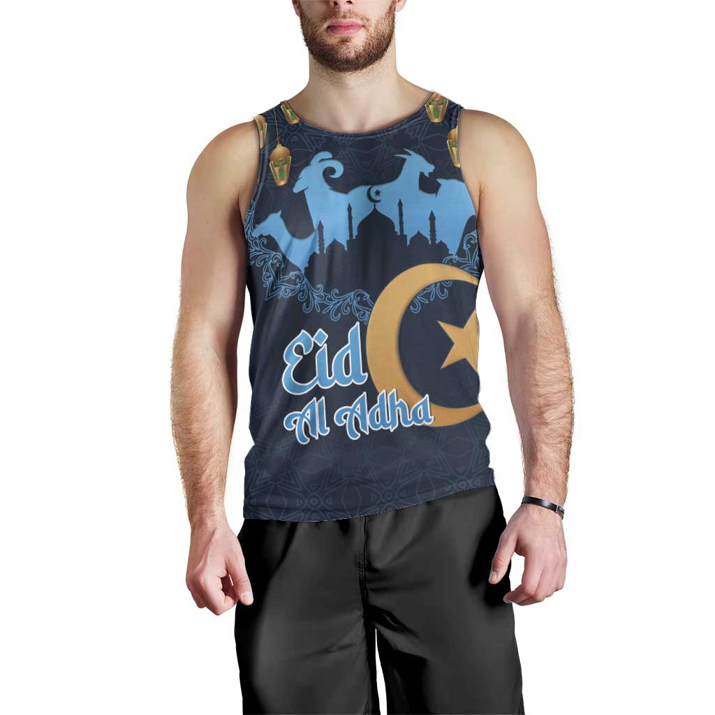 Algeria Happy Eid Mubarak Men Tank Top Eid Al-Adha