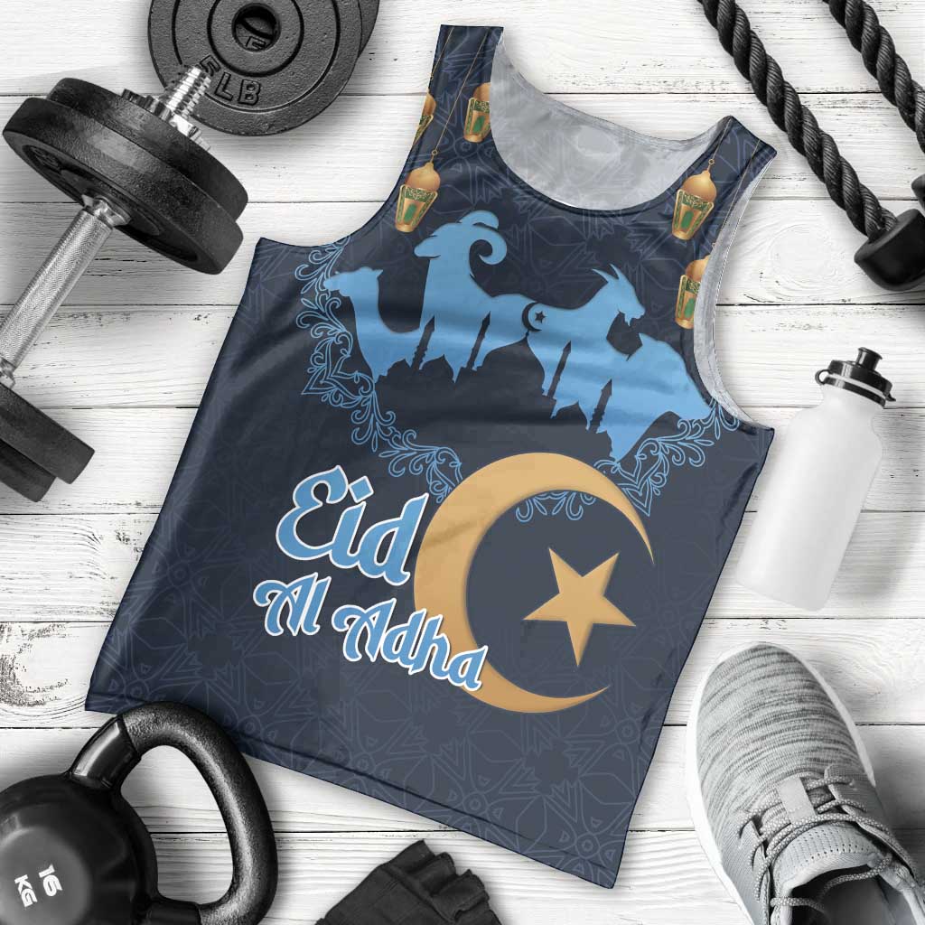 Algeria Happy Eid Mubarak Men Tank Top Eid Al-Adha
