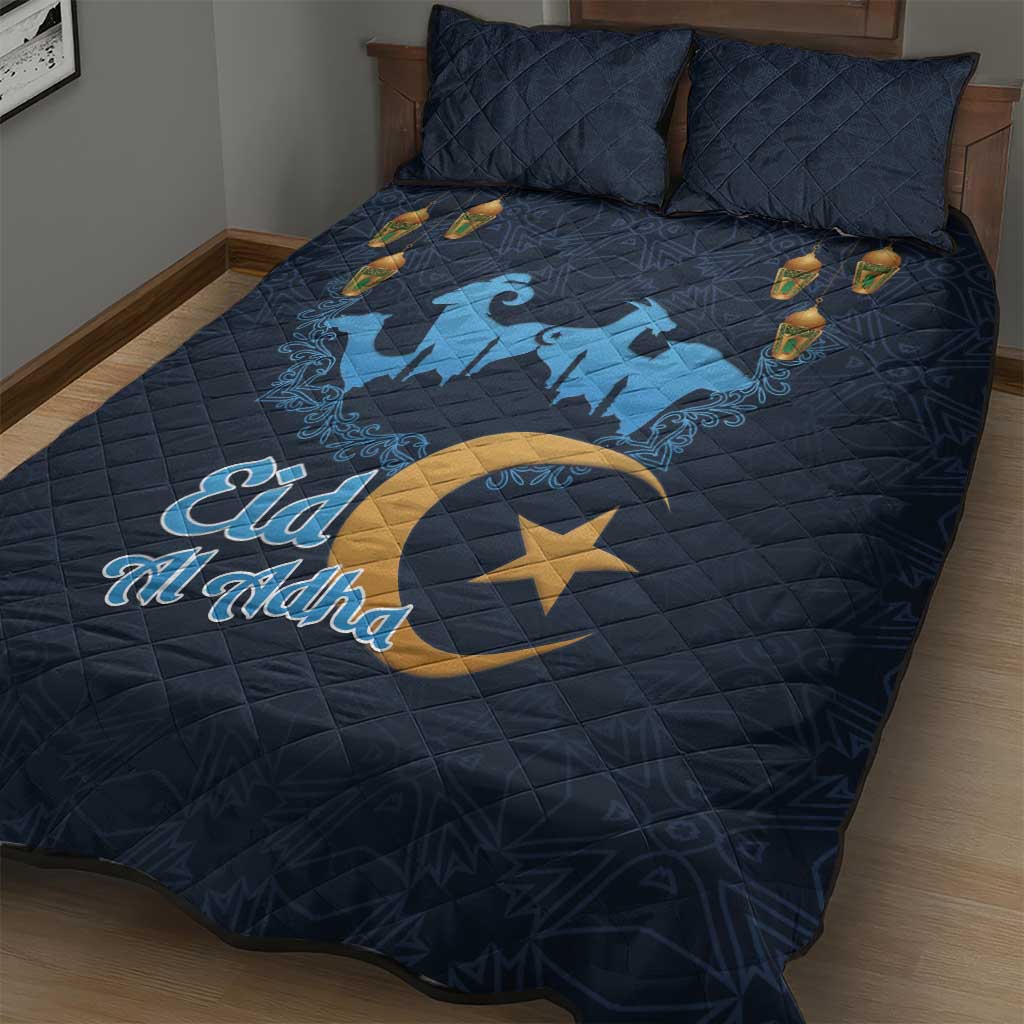 Algeria Happy Eid Mubarak Quilt Bed Set Eid Al-Adha