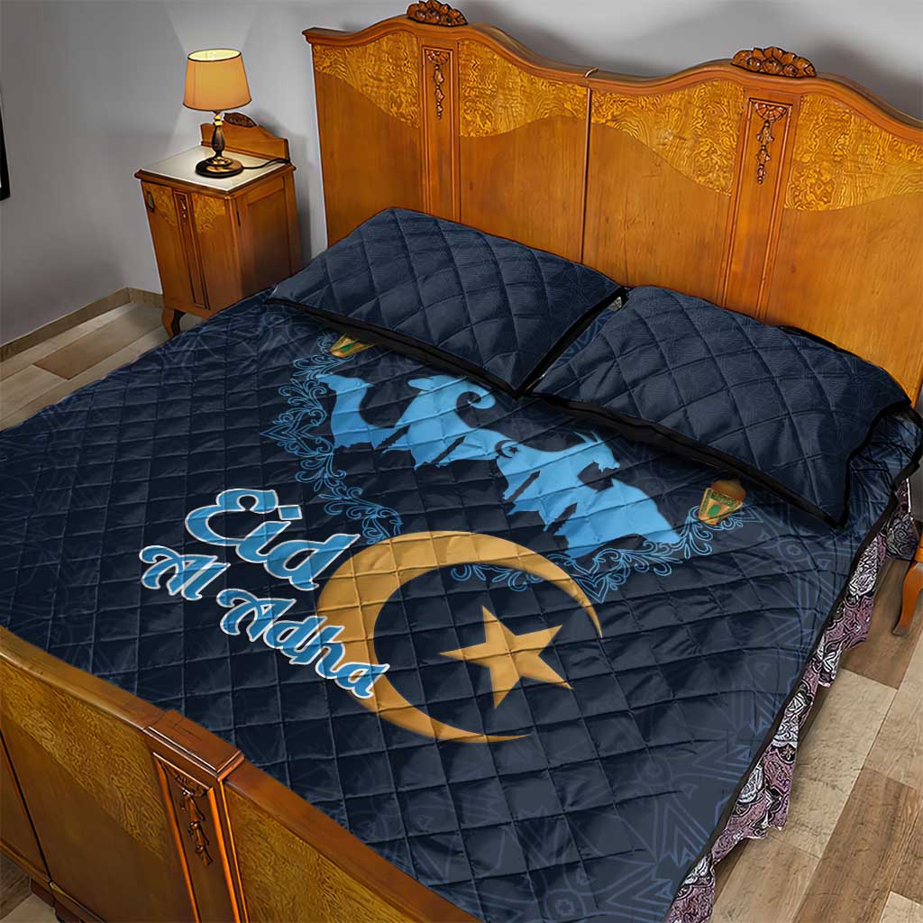 Algeria Happy Eid Mubarak Quilt Bed Set Eid Al-Adha