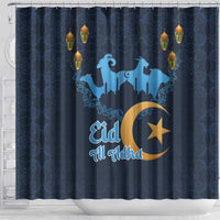 Algeria Happy Eid Mubarak Shower Curtain Eid Al-Adha