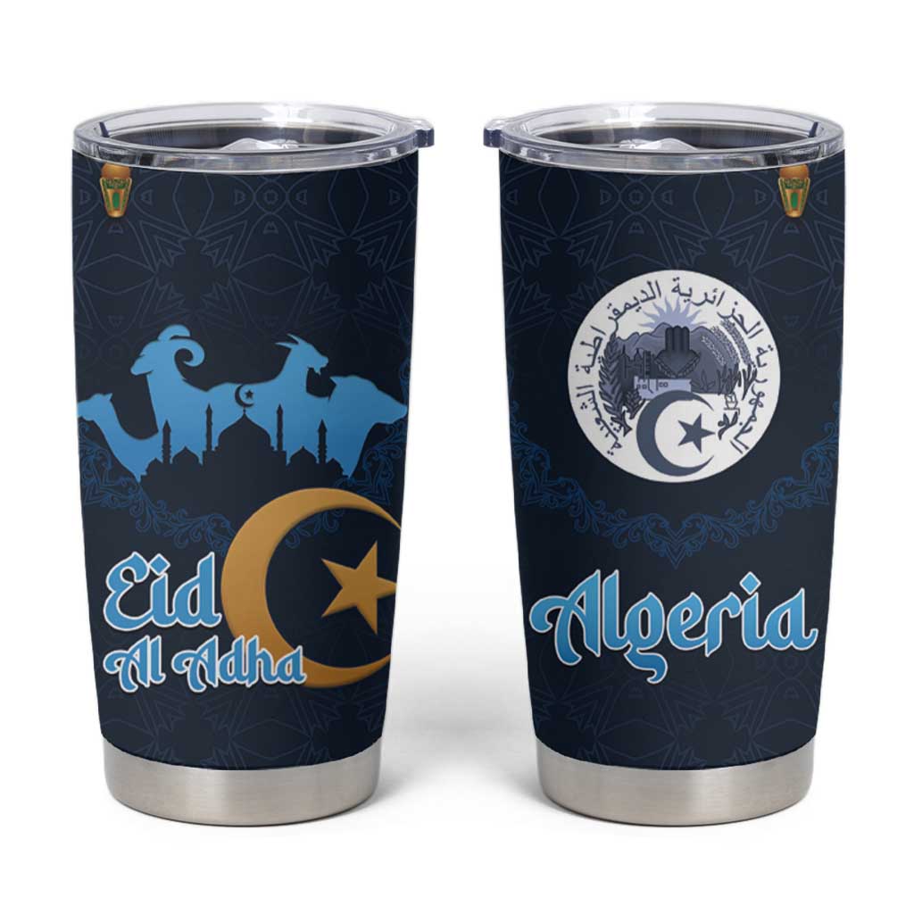 Algeria Happy Eid Mubarak Tumbler Cup Eid Al-Adha
