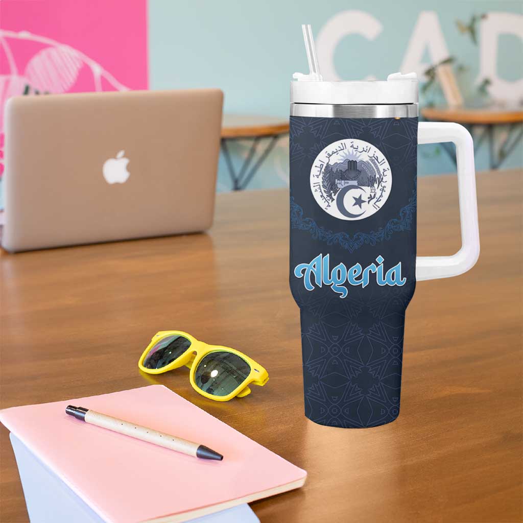 Algeria Happy Eid Mubarak Tumbler With Handle Eid Al-Adha