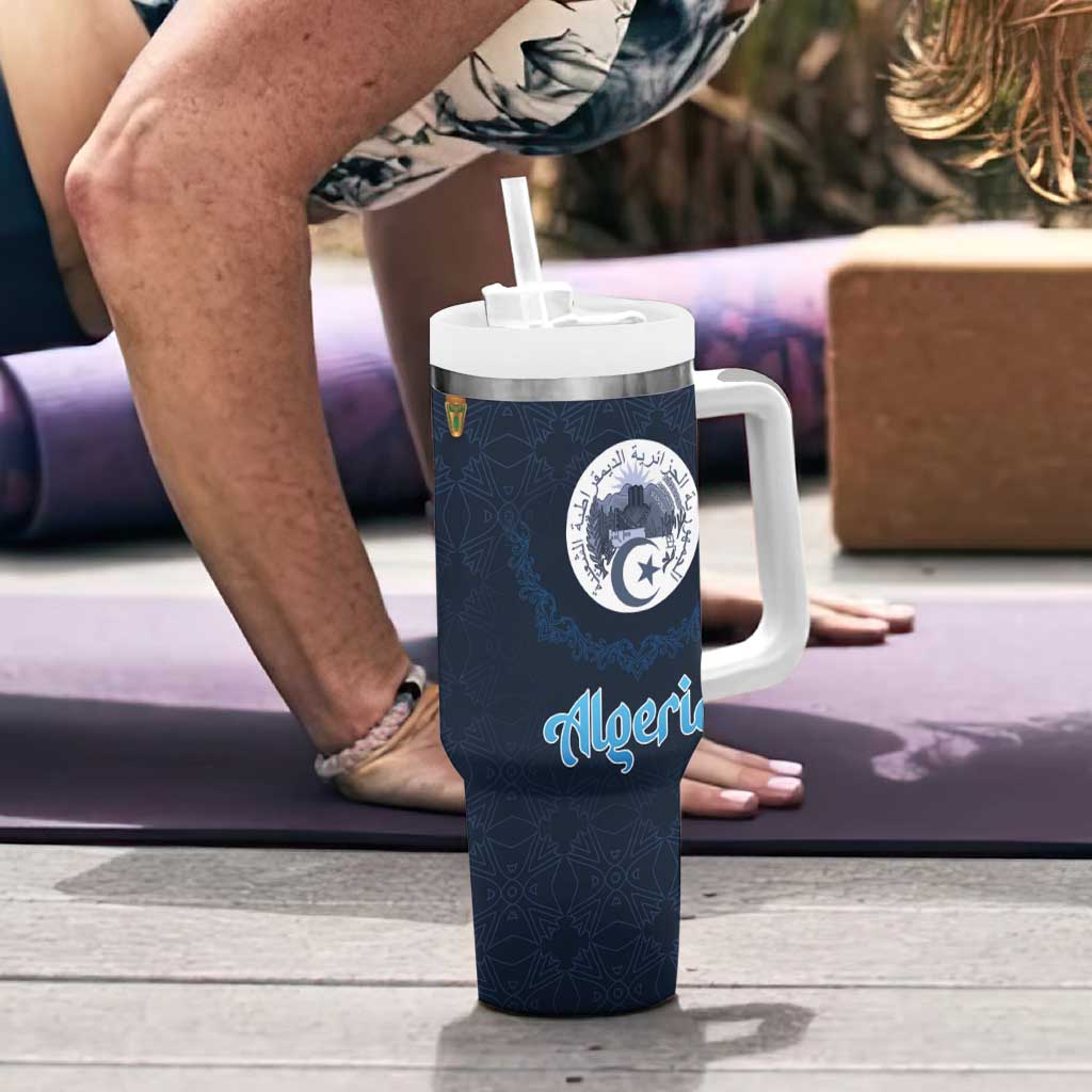 Algeria Happy Eid Mubarak Tumbler With Handle Eid Al-Adha
