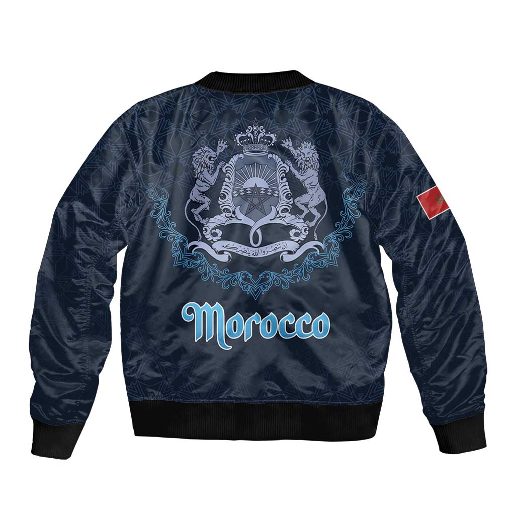 Morocco Happy Eid Mubarak Bomber Jacket Eid Al-Adha