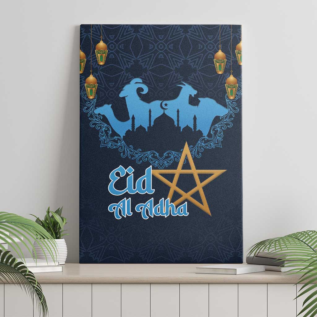Morocco Happy Eid Mubarak Canvas Wall Art Eid Al-Adha