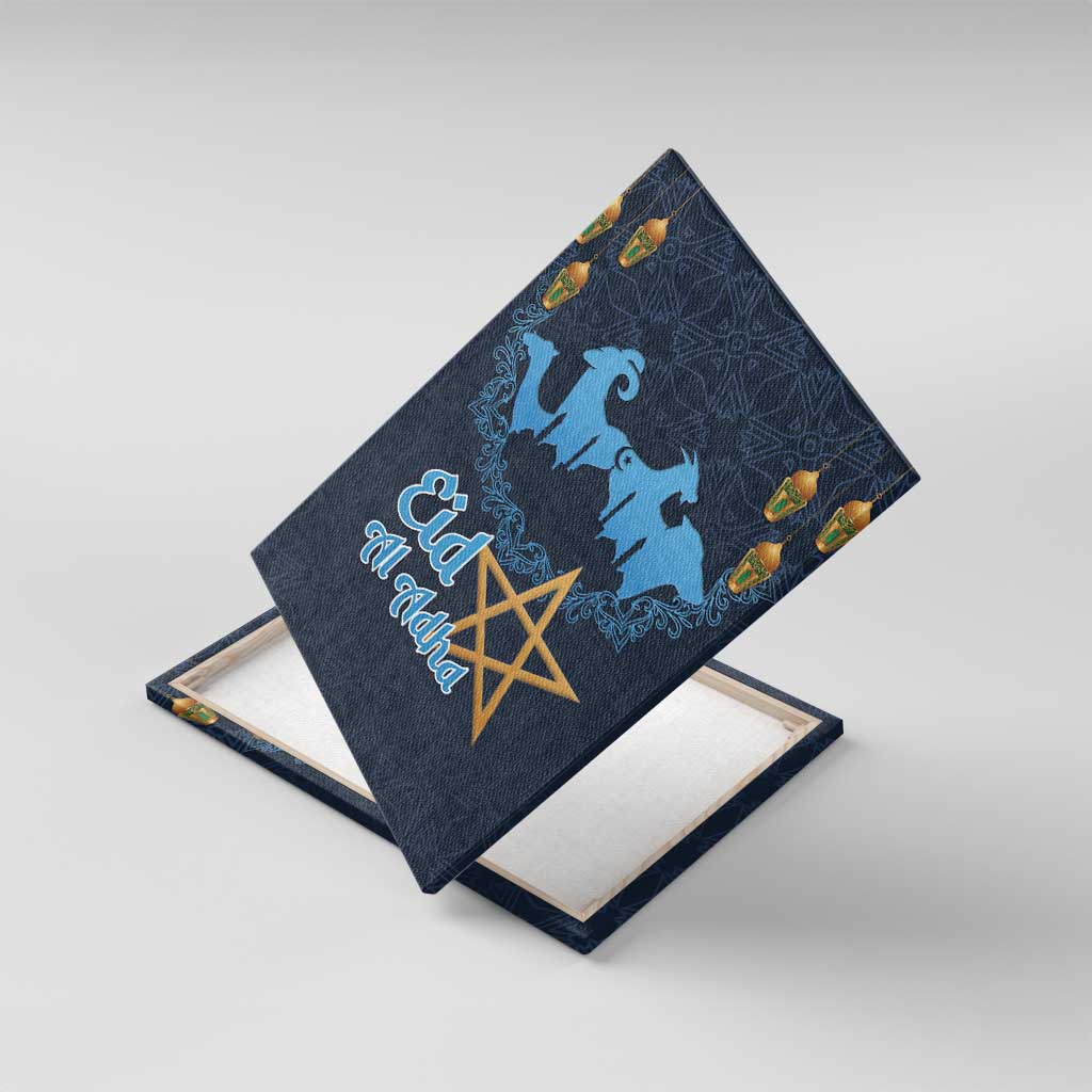Morocco Happy Eid Mubarak Canvas Wall Art Eid Al-Adha