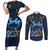 Morocco Happy Eid Mubarak Couples Matching Short Sleeve Bodycon Dress and Long Sleeve Button Shirt Eid Al-Adha