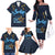 Morocco Happy Eid Mubarak Family Matching Off The Shoulder Long Sleeve Dress and Hawaiian Shirt Eid Al-Adha