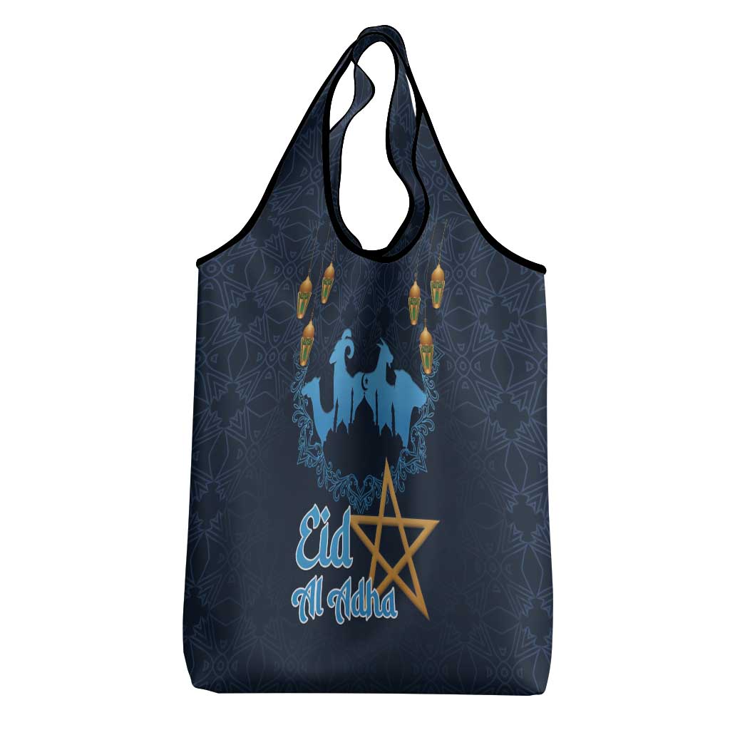 Morocco Happy Eid Mubarak Grocery Bag Eid Al-Adha