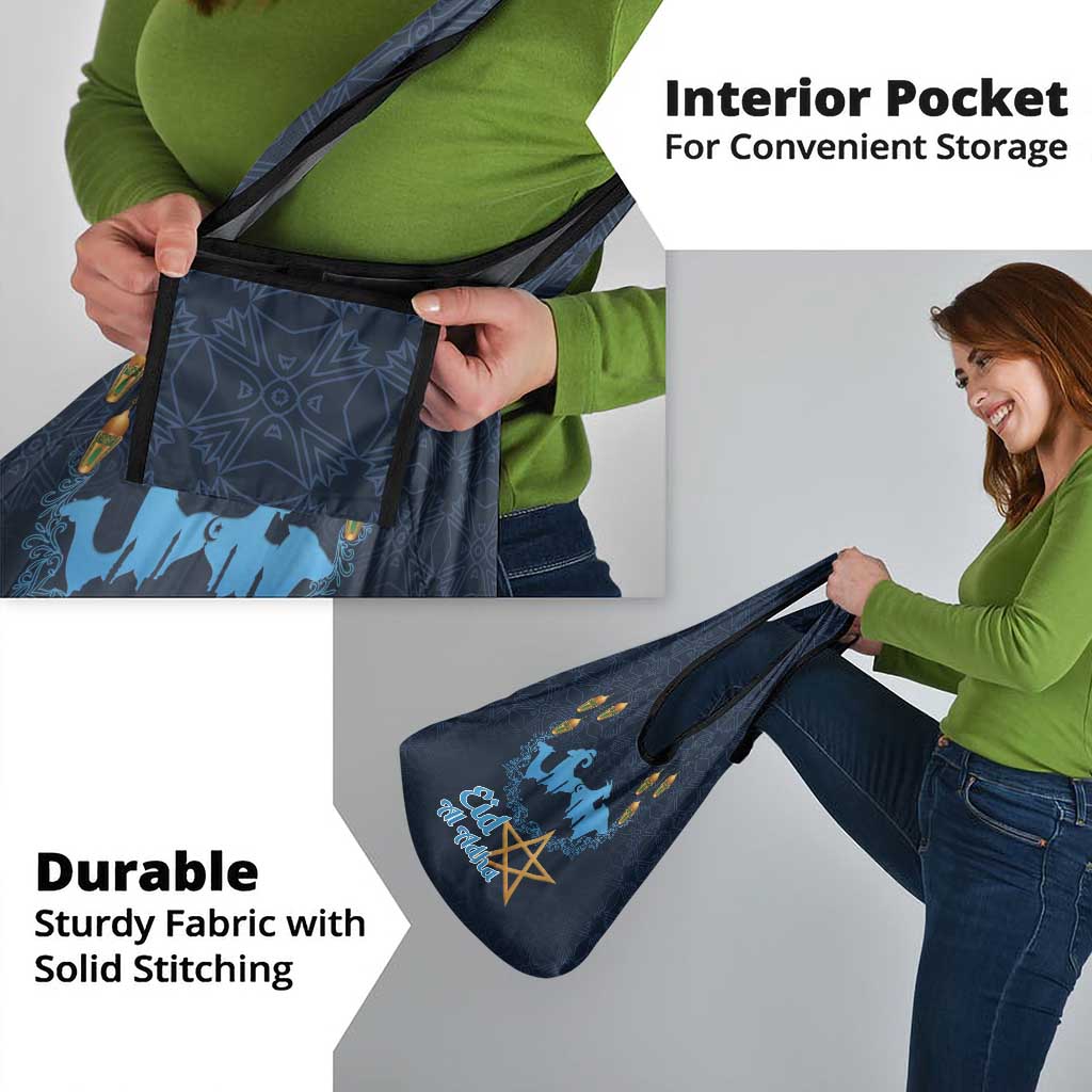 Morocco Happy Eid Mubarak Grocery Bag Eid Al-Adha