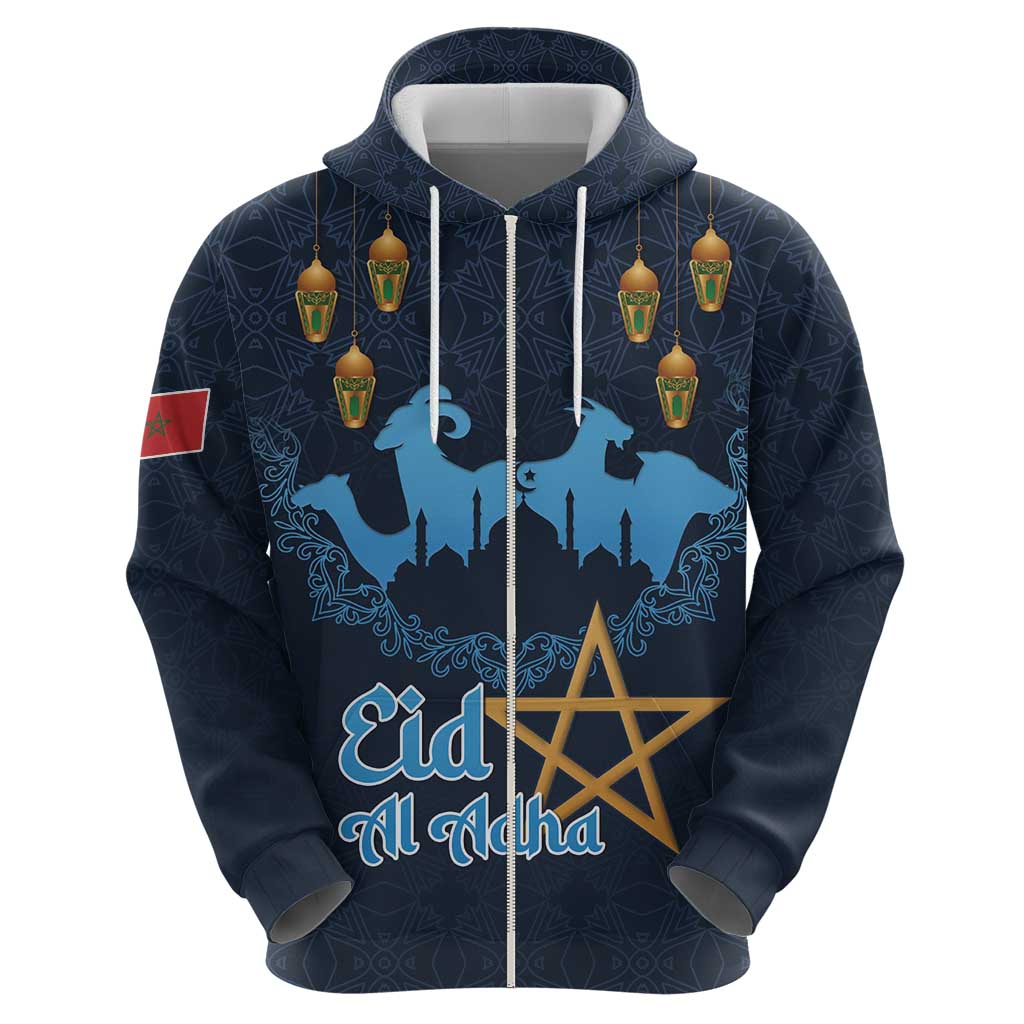 Morocco Happy Eid Mubarak Hoodie Eid Al-Adha