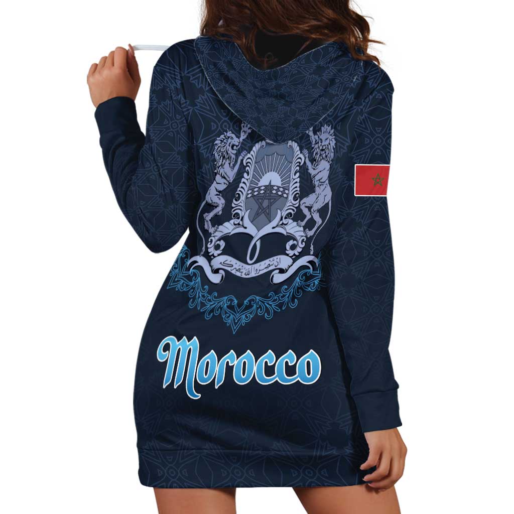 Morocco Happy Eid Mubarak Hoodie Dress Eid Al-Adha