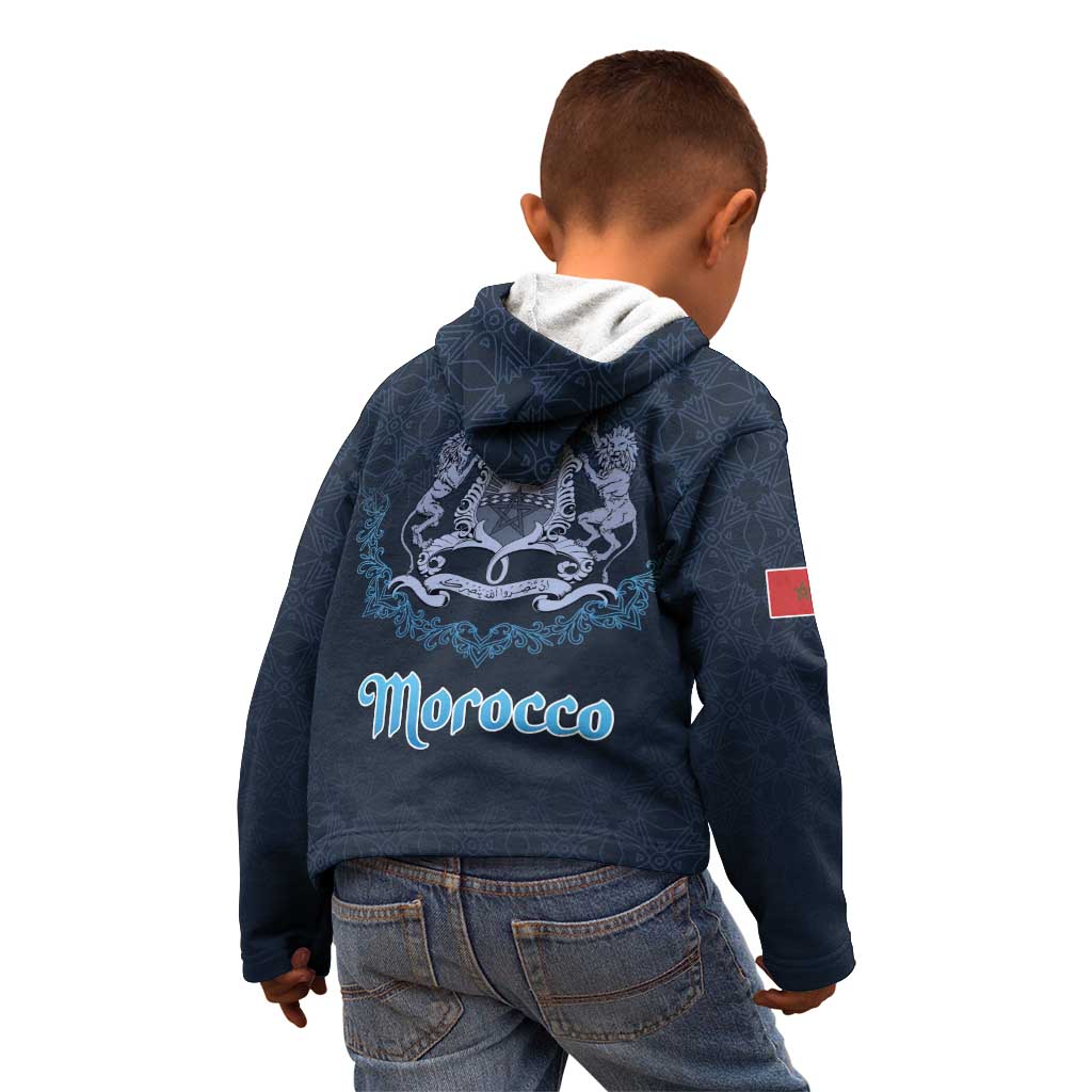 Morocco Happy Eid Mubarak Kid Hoodie Eid Al-Adha