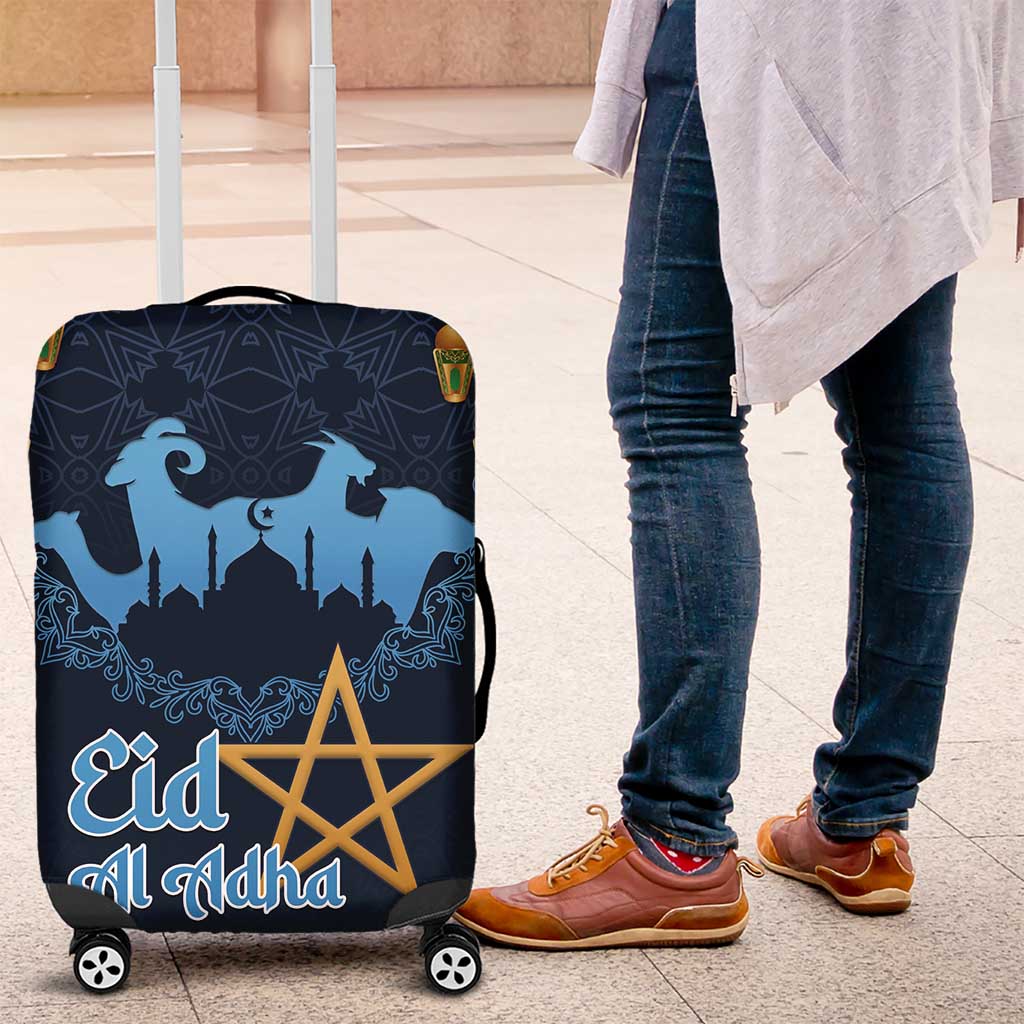 Morocco Happy Eid Mubarak Luggage Cover Eid Al-Adha