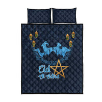 Morocco Happy Eid Mubarak Quilt Bed Set Eid Al-Adha