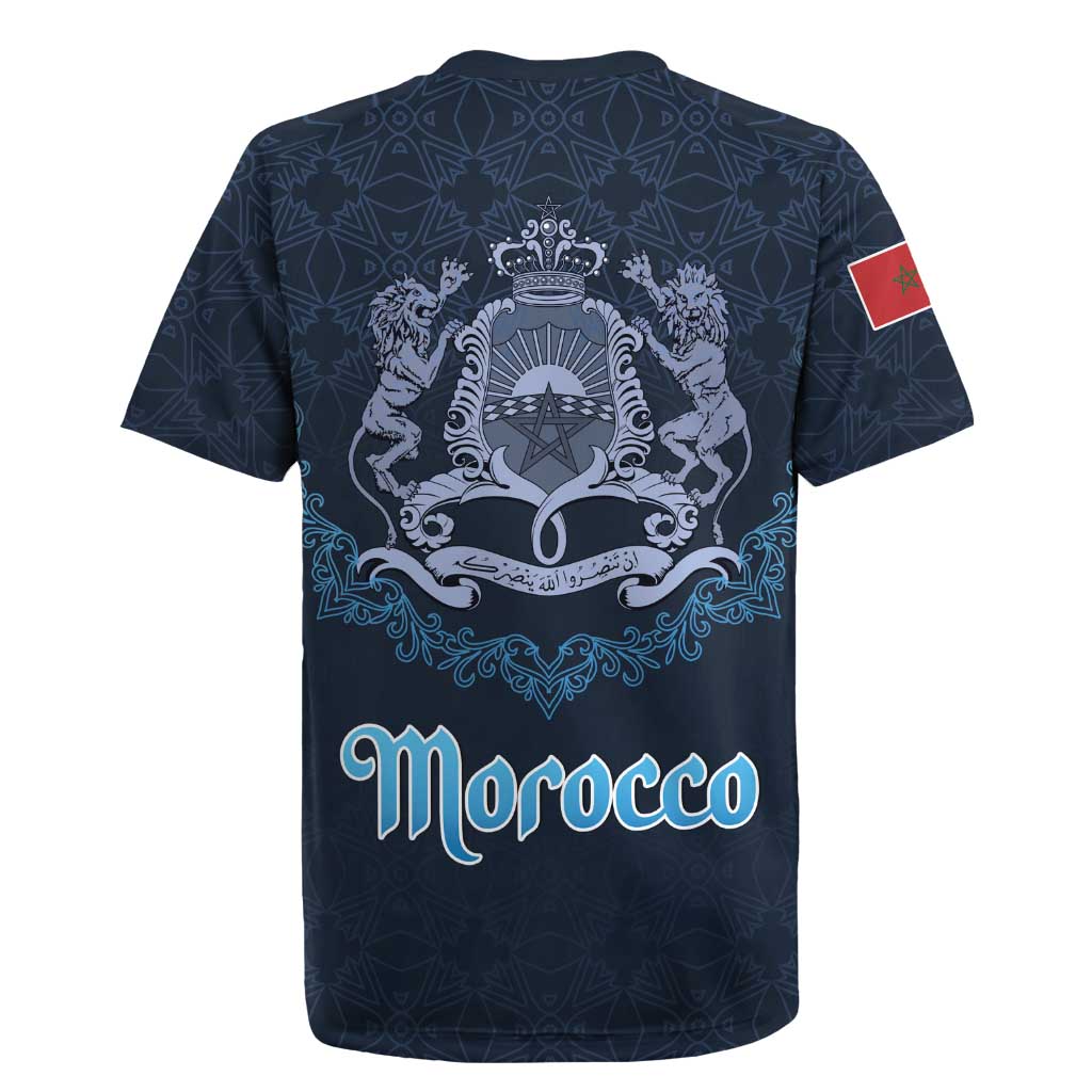 Morocco Happy Eid Mubarak Rugby Jersey Eid Al-Adha