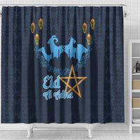 Morocco Happy Eid Mubarak Shower Curtain Eid Al-Adha