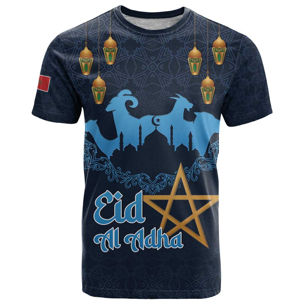 Morocco Happy Eid Mubarak T Shirt Eid Al-Adha