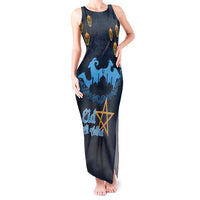 Morocco Happy Eid Mubarak Tank Maxi Dress Eid Al-Adha