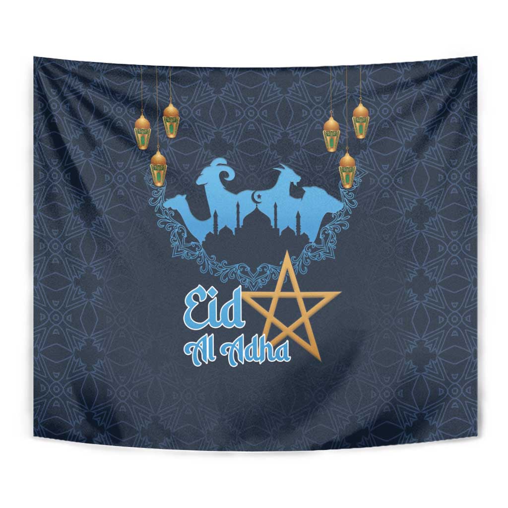 Morocco Happy Eid Mubarak Tapestry Eid Al-Adha