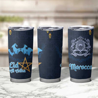Morocco Happy Eid Mubarak Tumbler Cup Eid Al-Adha