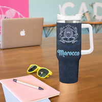 Morocco Happy Eid Mubarak Tumbler With Handle Eid Al-Adha