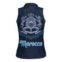 Morocco Happy Eid Mubarak Women Sleeveless Polo Shirt Eid Al-Adha
