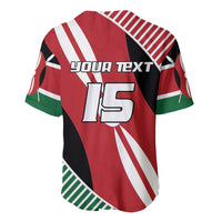 Custom Kenya Rugby Baseball Jersey Flag Style - Wonder Print Shop