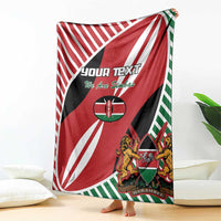 Custom Kenya Rugby Blanket Flag Style