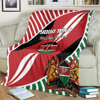 Custom Kenya Rugby Blanket Flag Style