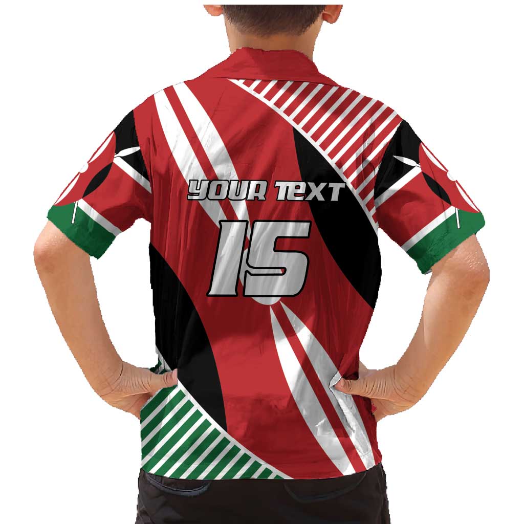 Custom Kenya Rugby Family Matching Mermaid Dress and Hawaiian Shirt Flag Style - Wonder Print Shop